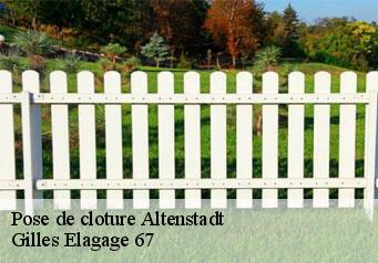 Pose de cloture  altenstadt-67160 Gilles Elagage 67