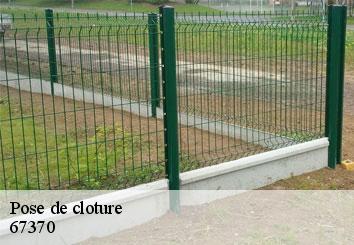 Pose de cloture 67370