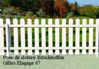 Pose de cloture  bitschhoffen-67350 Gilles Elagage 67