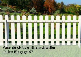 Pose de cloture  blienschwiller-67650 Gilles Elagage 67