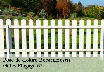 Pose de cloture  boesenbiesen-67390 Gilles Elagage 67