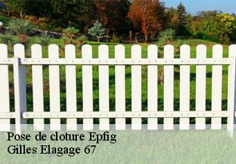 Pose de cloture  epfig-67680 Gilles Elagage 67