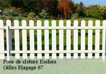 Pose de cloture  eschau-67114 Gilles Elagage 67