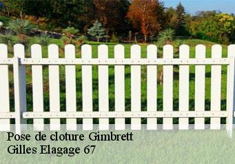 Pose de cloture  gimbrett-67370 Gilles Elagage 67