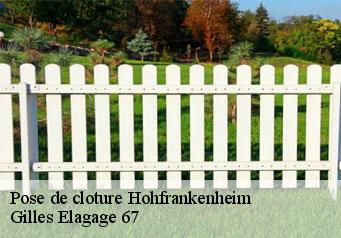 Pose de cloture  hohfrankenheim-67270 Gilles Elagage 67