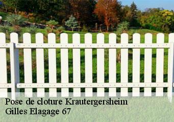 Pose de cloture  krautergersheim-67880 Gilles Elagage 67