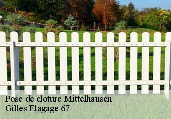 Pose de cloture  mittelhausen-67170 Gilles Elagage 67