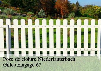 Pose de cloture niederlauterbach-67630 Gilles Elagage 67
