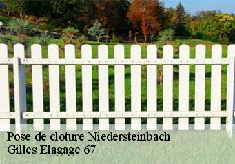 Pose de cloture  niedersteinbach-67510 Gilles Elagage 67