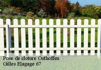 Pose de cloture  osthoffen-67990 Gilles Elagage 67