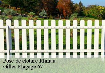 Pose de cloture rhinau-67860 Gilles Elagage 67