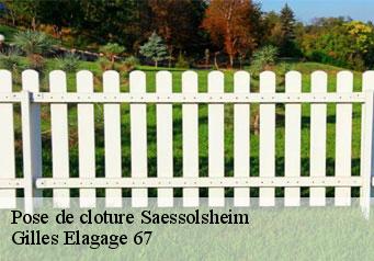 Pose de cloture  saessolsheim-67270 Gilles Elagage 67