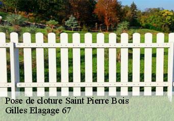 Pose de cloture  saint-pierre-bois-67220 Gilles Elagage 67