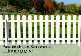 Pose de cloture sarrewerden-67260 Gilles Elagage 67