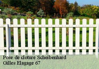 Pose de cloture  scheibenhard-67630 Gilles Elagage 67