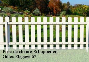 Pose de cloture  schopperten-67260 Gilles Elagage 67