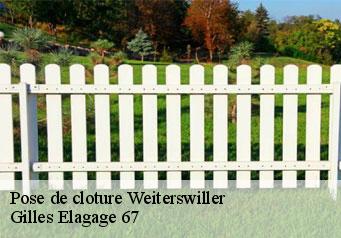 Pose de cloture  weiterswiller-67340 Gilles Elagage 67