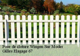 Pose de cloture wingen-sur-moder-67290 Gilles Elagage 67
