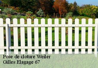 Pose de cloture weiler-67160 Gilles Elagage 67